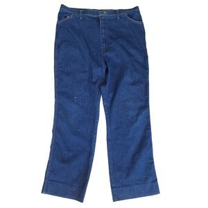 Vintage Maverick Misses Jeans Size 20 Dark Wash Denim High Waist USA Made